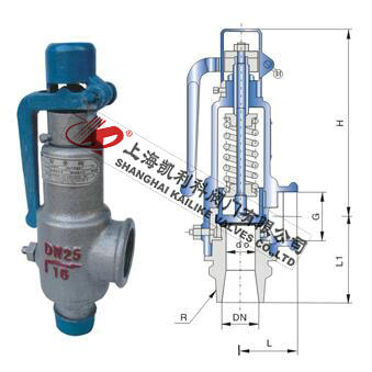 A27H、A27W、A27Y彈簧微啟式外螺紋安全閥